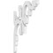 Ekena Millwork Milton Architectural Grade PVC Bracket, 5/8"W X 5 1/2"D X 9"H BKTP01X05X09MI - alternate 1